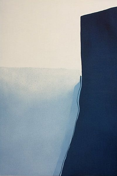 Abstrait moderne &quot;Indigo&amp;quot ; par Carla Van Iersel