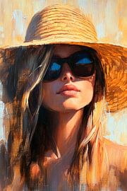 Élégance estivale sur Poster Art Shop