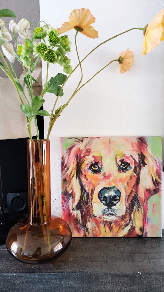 Golden Retriever  by Paintings Liesbeth Serlie 