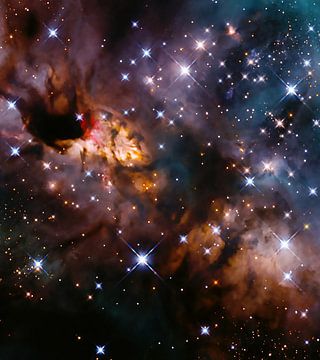 Hubble ruimtetelescoop foto.
