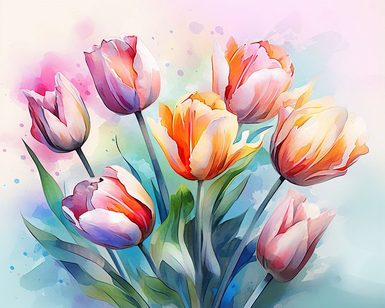Tulip by Eye catching paintings
