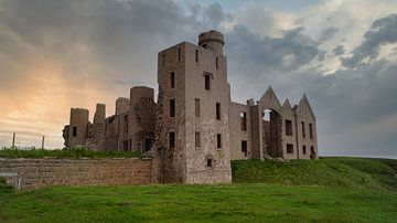 Het nieuwe kasteel Slains in Schotland