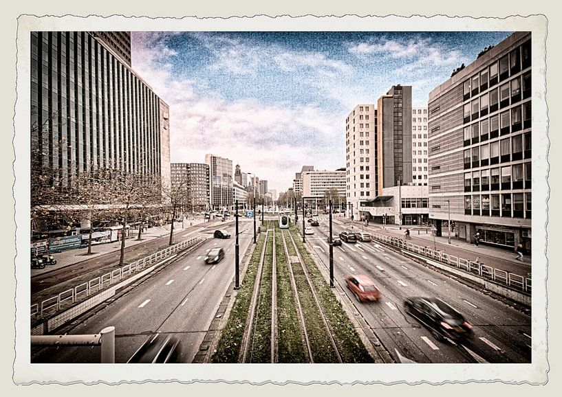 Rotterdam op een koude morgen van Erik Reijnders
