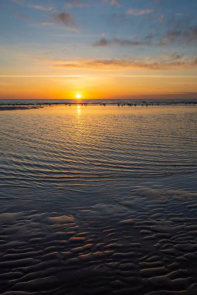 Sunset Voordijk Callantsoog by Margreet Frowijn