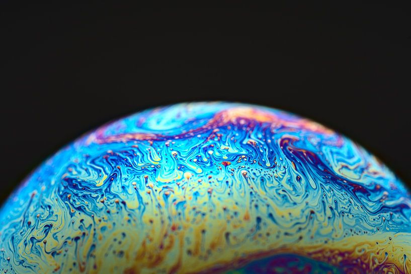 Planet soap bubble by Tim Smeets