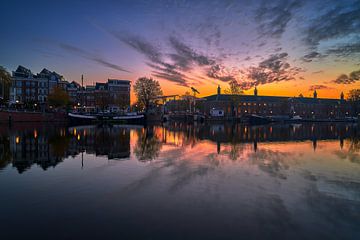 Photo of the Walter Süskind Bridge and Amstel River in Amsterdam, 2020 - 1