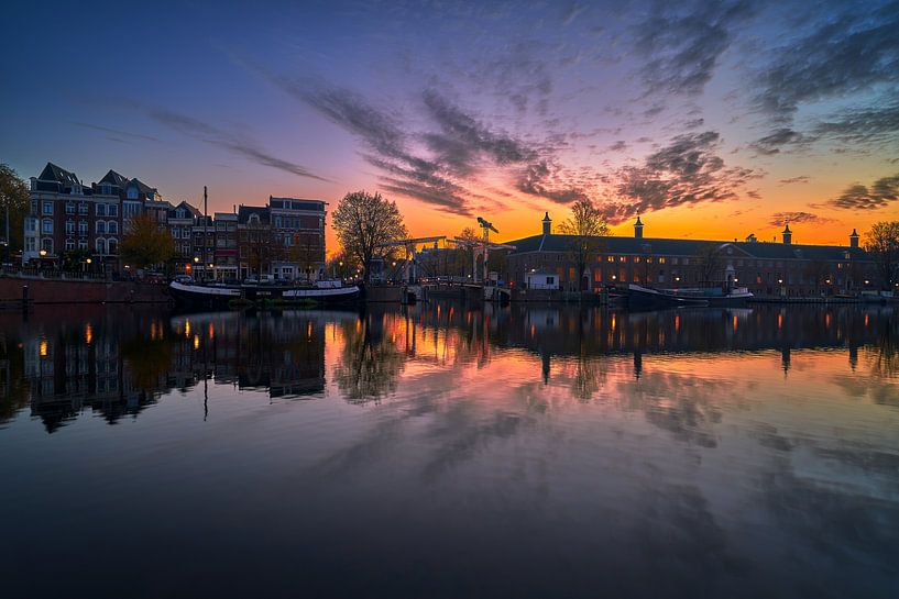Photo of the Walter Süskind Bridge and Amstel River in Amsterdam, 2020 - 1 by Amsterdam.Photos