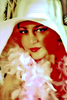 La dame au chapeau