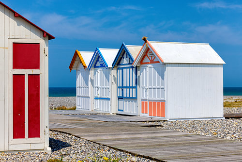 Strandhuisjes in Frankrijk
