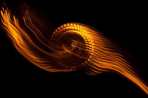 Abstrakte Kunst--Flamme-01-  ORIGINAL