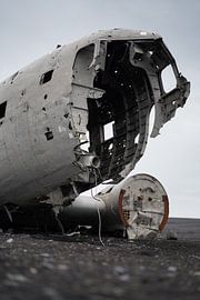 Flugzeugwrack, Island von Joost Jongeneel