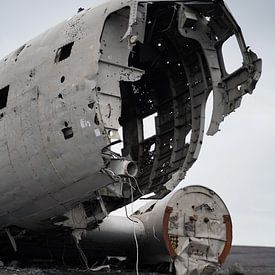 Flugzeugwrack, Island von Joost Jongeneel