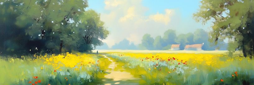 Bloemenweide van Kunst Kriebels