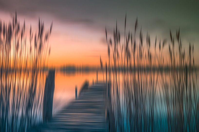 Abendstimmung am See von URS.INHO