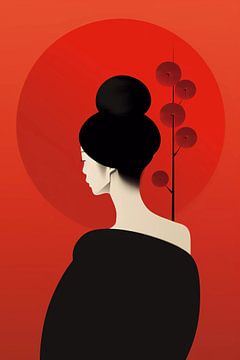 rote Geisha von haroulita