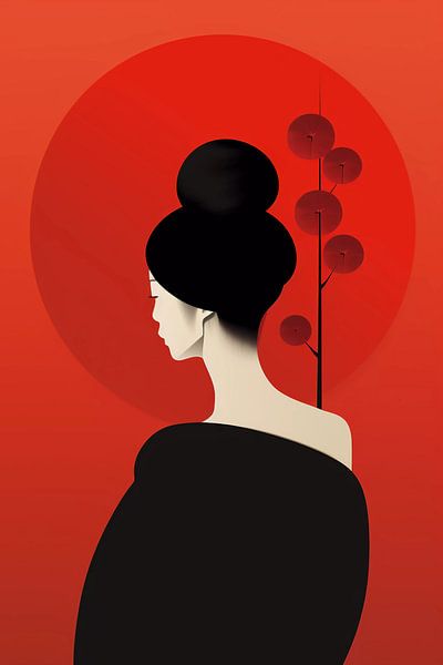 red Geisha by haroulita