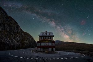 Belvedere Furka mit Sternenhimmel