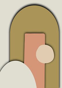 Meditation in Ocker und Beige