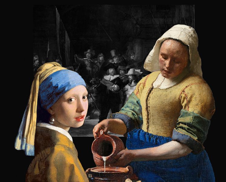 Girl with a Pearl Earring - the milkmaid - Johannes Vermeer by Lia ...