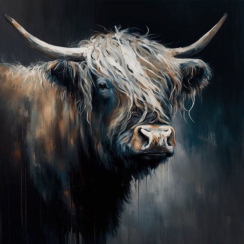 Bemalung der Highlander-Kuh Nr. 04