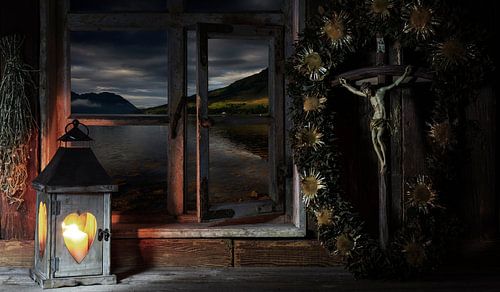 Raamzicht in het landschap