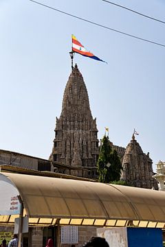 Majesteit van de Dwarkadhish tempel van Frank Photos