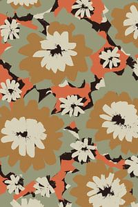 Pastel Green Flowers