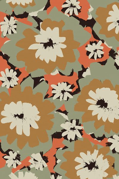 Pastel Green Flowers by Treechild