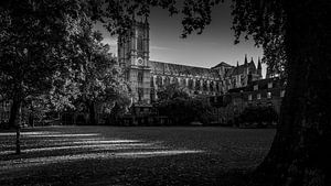 Schwarz-Weiß: Westminster Abbey London