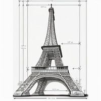 Eiffel tekening tekening