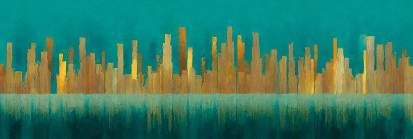 Skyline-Reflexion von Whale & Sons