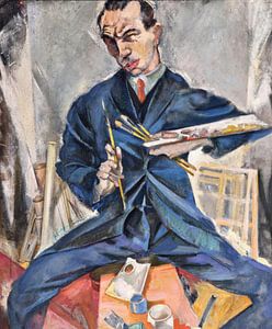 Max Oppenheimer, Selbstporträt, ca. 1933