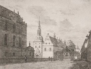 Jørgen Roed, Karusselgården près de Frederiksborg, 1836 sur Atelier Liesjes