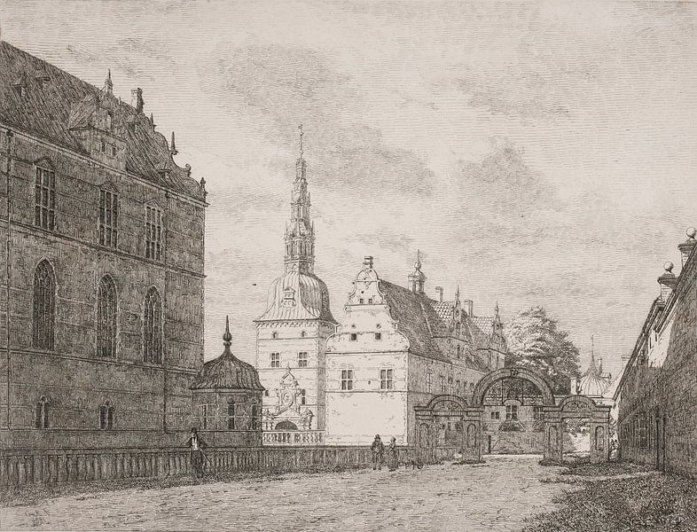 Jørgen Roed, Karusselgården near Frederiksborg, 1836 by Atelier Liesjes
