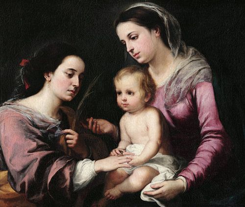 Bolome Esteban Murillo,Het mystieke huwelijk van St. Catherine