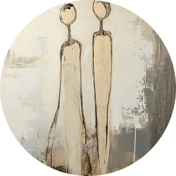 Abstracte Mensen van Kunst Kriebels