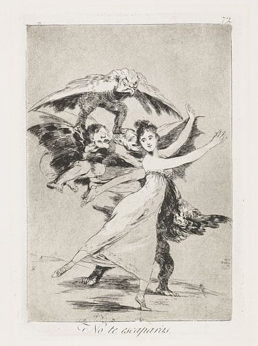 FRANCISCO GOYA, Je zult niet ontsnappen, 1797-1798