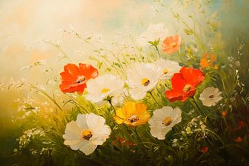 Blütenpracht Wiese von Poster Art Shop