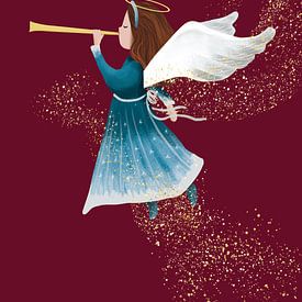 Christmas Angel by Linda van Moerkerken