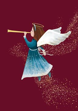 Weihnachtsengel von Linda van Moerkerken