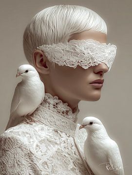 Blind faith in White by René van den Berg