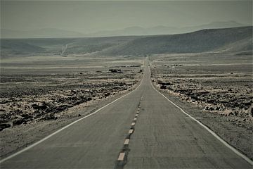 Long empty road by Gert-Jan Siesling