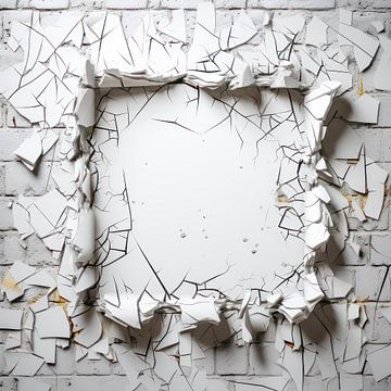Gebroken stilte: het kader van de tijd van Klaus Tesching - Art-AI