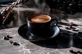 Café vapeur dans une ambiance élégante sur Poster Art Shop