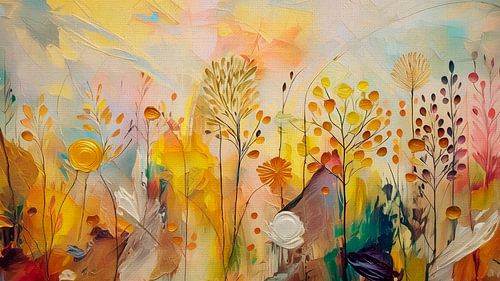 L'herbe dorée à l'orée