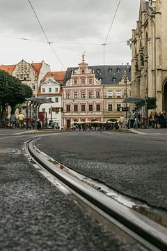 Stadhuisplein Erfurt van Till Göhringer