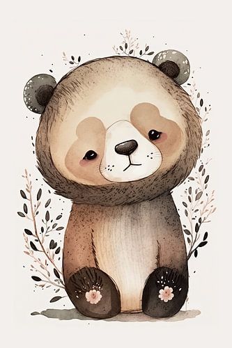 Cute bear nursery
