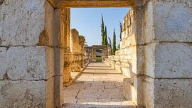 Anciennes ruines de Capharnaüm dans le nord d'Israël sur Jessica Lokker