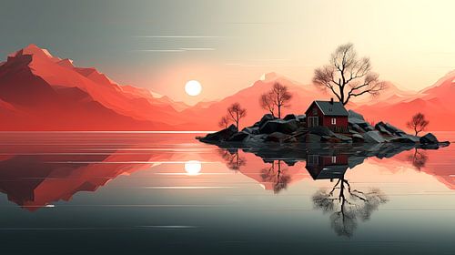 Tijdloos minimalisme: Spiegel van de Natuur