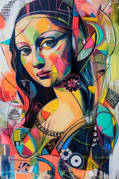 Mona Lisa Pop Art von ARTemberaubend